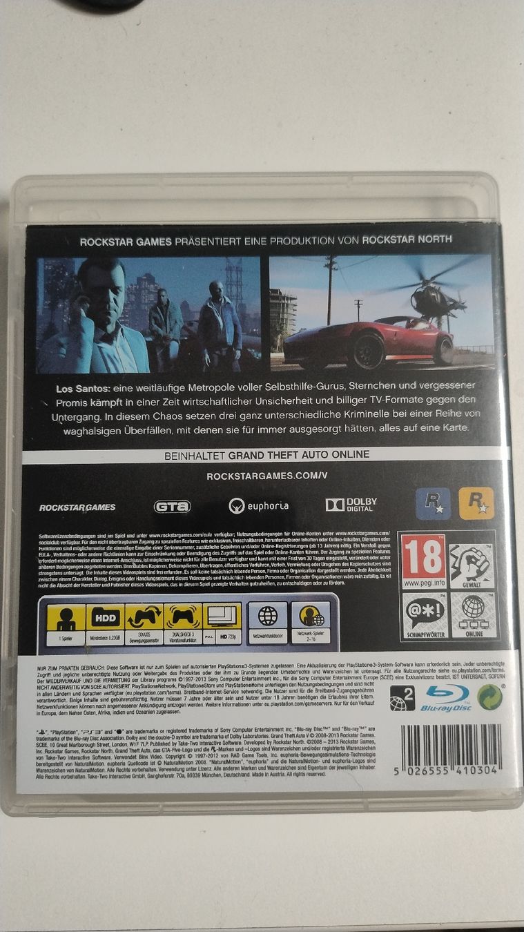 Sony Giochi: PS3 Grand Theft Auto V guter Zustand – Usato da Biberist venduto da ollyroos 2
