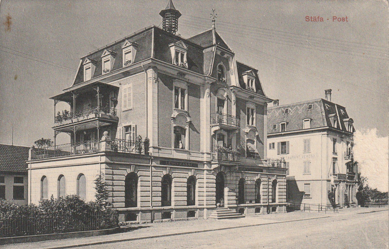 Cartoline postali: Stäfa Post – Usato da Rorschacherberg venduto da fratovi2