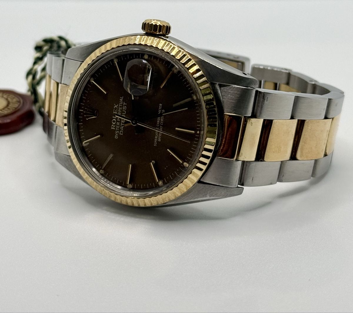 Rolex Orologi: Rolex Datejust Ref.16013 chocolate dial Full Set – Usato da Lugano venduto da Superstudiolugano 7