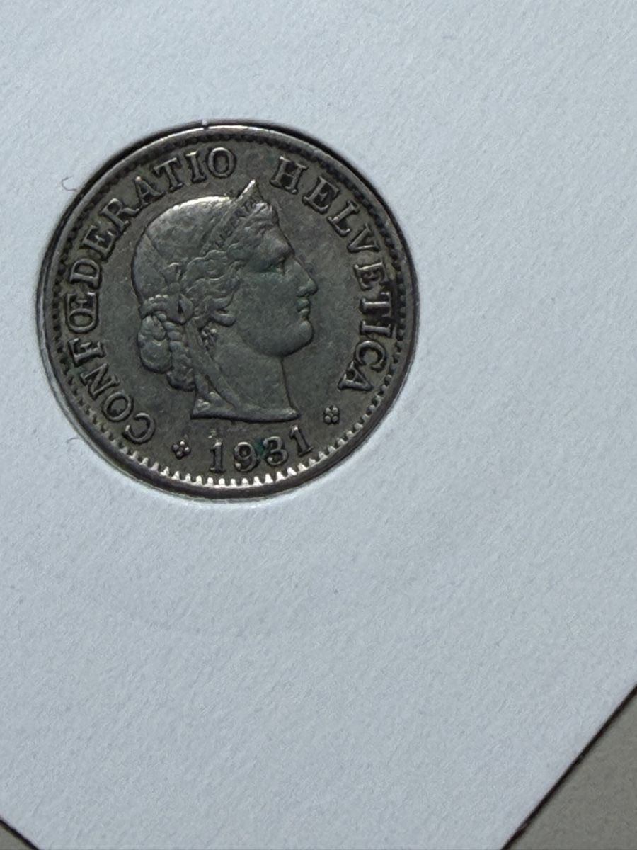 Tutti le monete: CH - 5 cts - 1931 – Usato da Payerne venduto da Mike1682 1