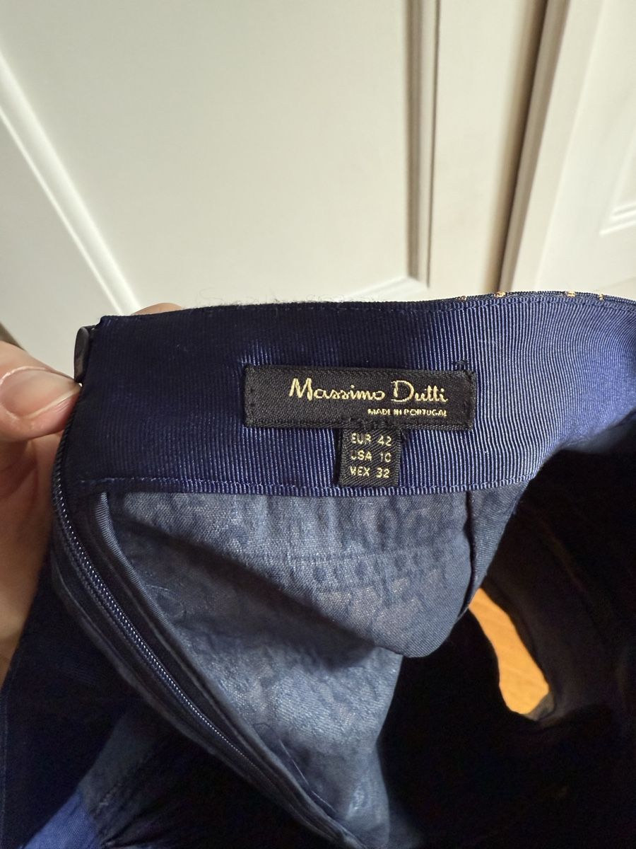 Massimo Dutti Gonne: Blue and gold patterned skirt - Massimo Dutti - Never worn – Nuovo (secondo la descrizione) da Genève venduto da jul_5xsn 6