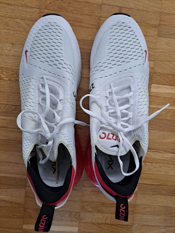 Nike Air 270 weiss rot Gr. US 12.5 EU 47 Kaufen auf Ricardo