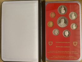 CH Münzsatz 1987 - polierte Platte / PP
