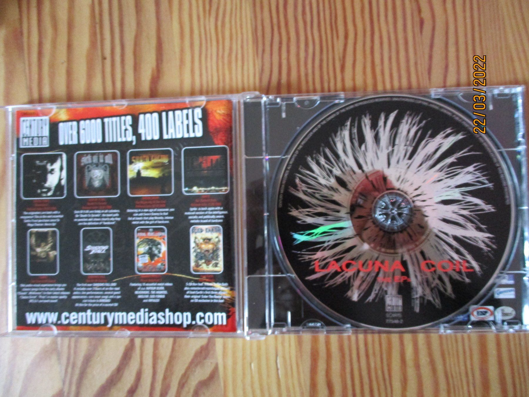 CD: Lacuna Coil ---/Half Life - The Ep's – Usato da Liestal venduto da Disc-Point 1