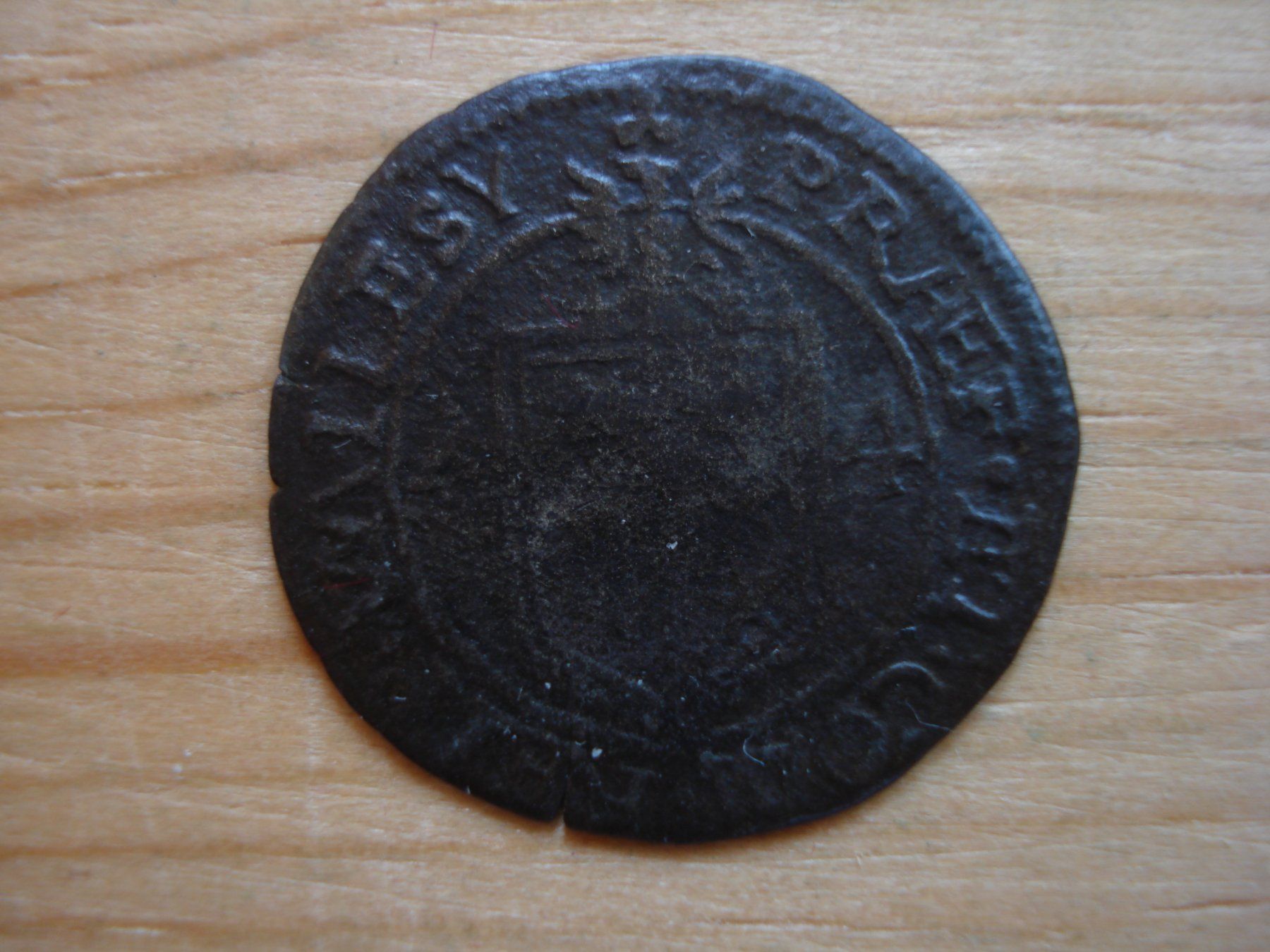 Alle Münzen: (P2) Wallis Halbbatzen 1644 – Gebraucht aus Erlach von Net-Coins