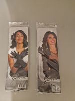 2× Gants Handschuhe schwarz für  Fasnacht