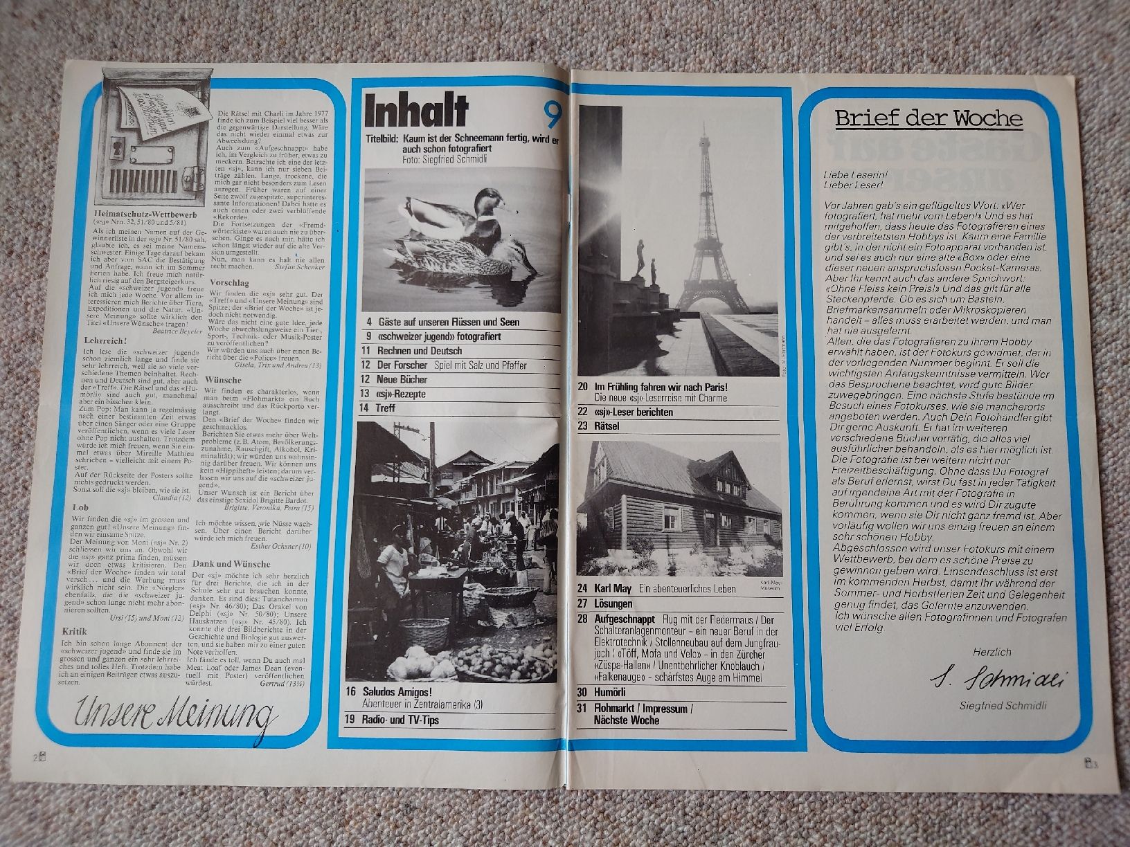 Zeitschriften & Magazine: Heft "Schweizer Jugend" 09/81 – Gebraucht aus Münchwilen TG von  1