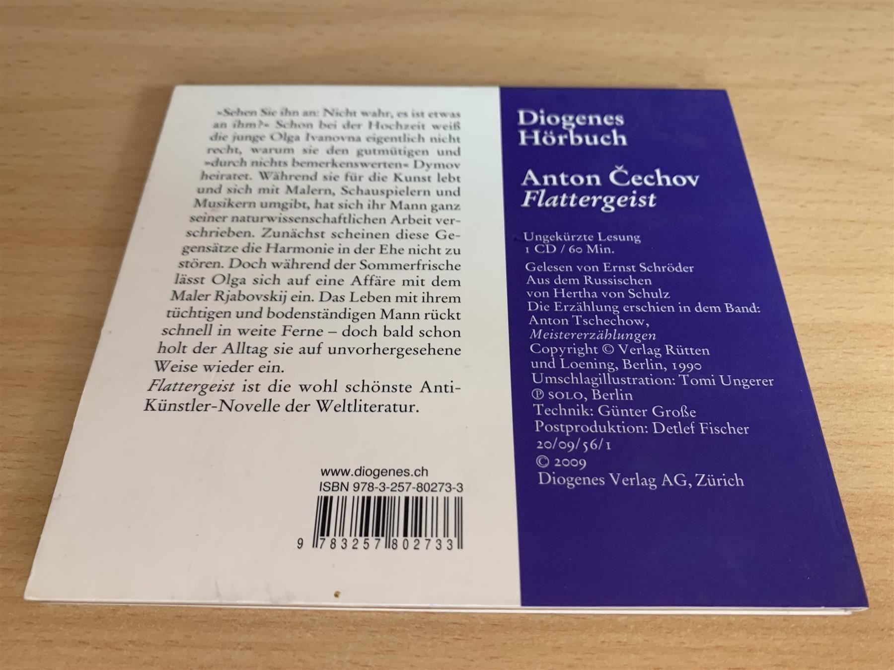 Audiolibri: Anton Cechov - Flattergeist – Usato da Rikon im Tösstal venduto da Alpenmutz 1