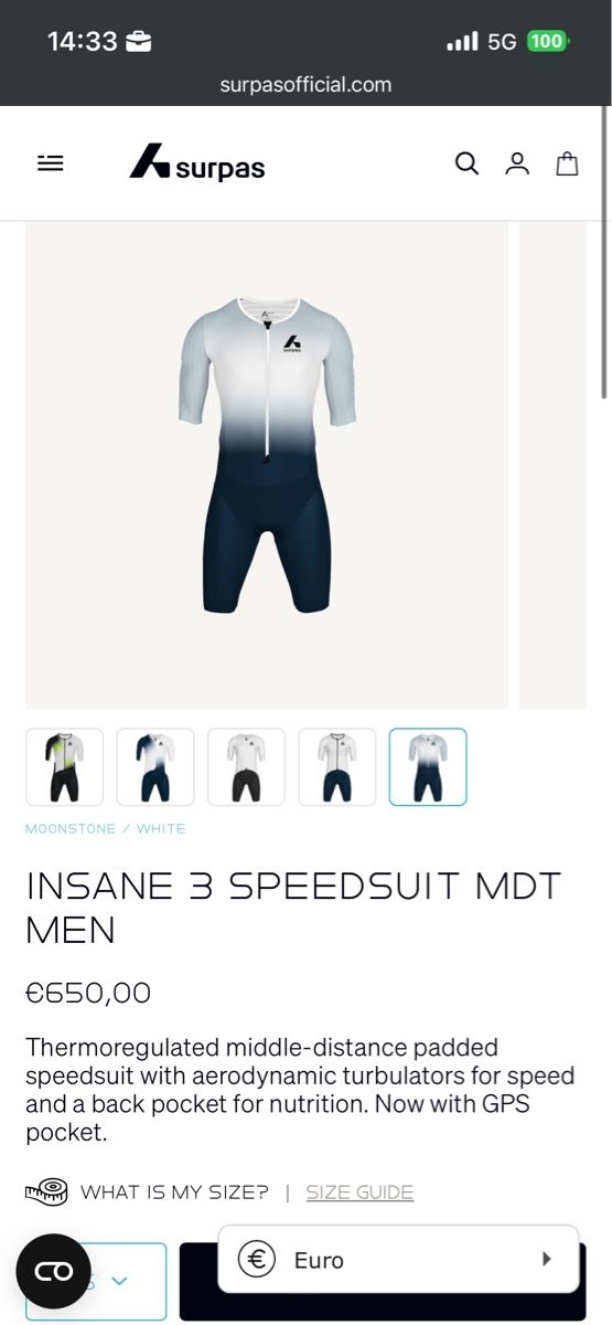 Completi, tute sportive e funzionali: Trisuit Surpas insane 3 MDT – Nuovo (secondo la descrizione) da Chur venduto da ErwanGaillard 3