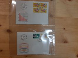 Schweizer Briefmarken Ersttagsbriefe Sammlung komplett Ja...