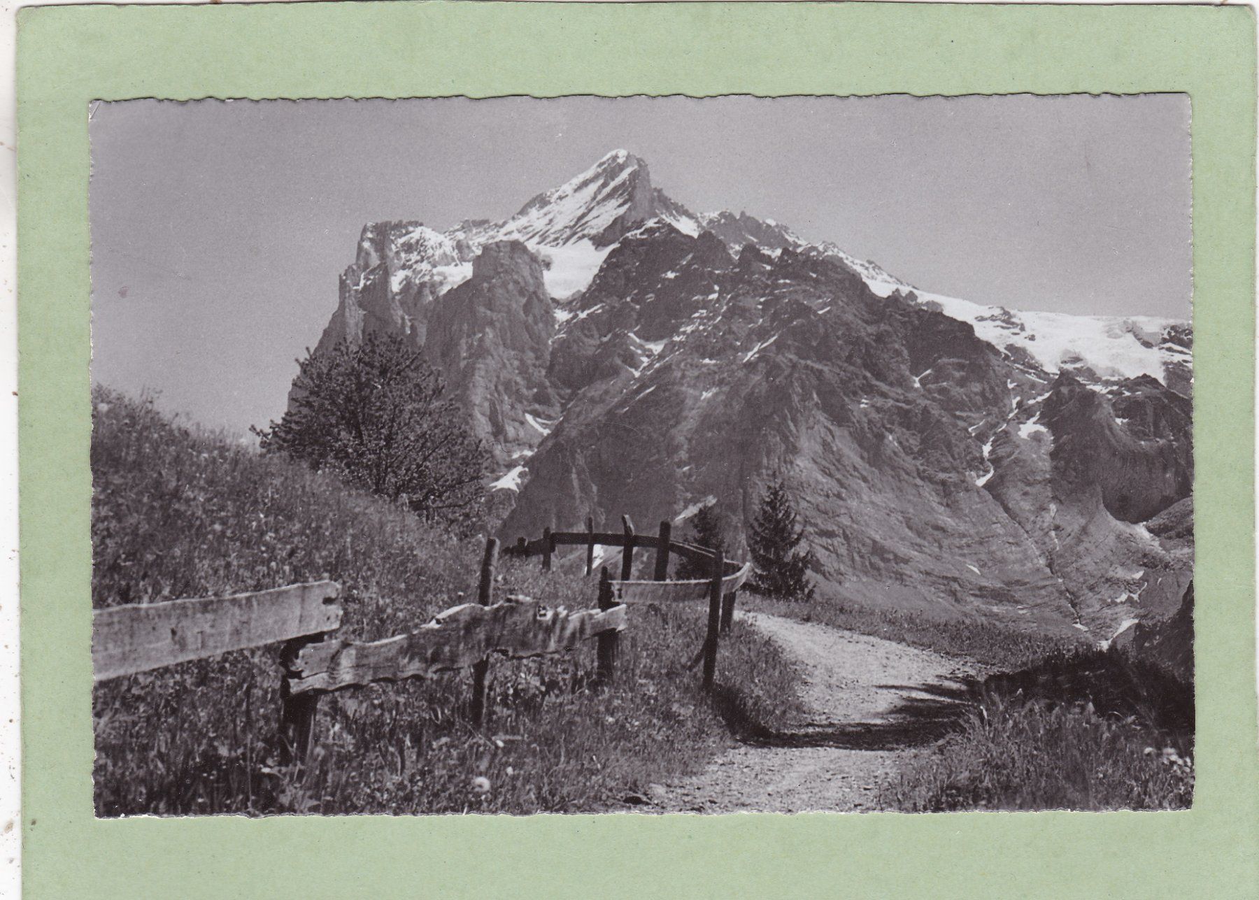 Ansichtskarten: Wetterhorn bei Grindelwald – Gebraucht aus Herisau von Lisegrat2008