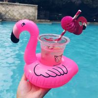 FLAMINGO aufblasbar Getränkehalter Summer Time Pool Sommer