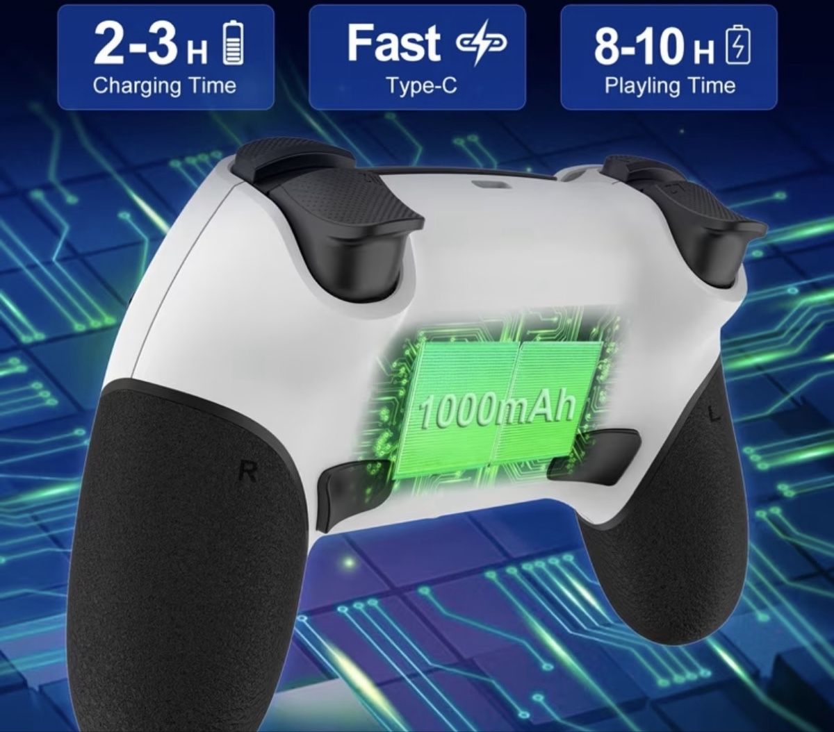 Controller: Wireless Controller für PS4 / PS4 Pro / PS4 Slim – Hall Effe – Nuovo (secondo la descrizione) da Allschwil venduto da leo_8q8x 8