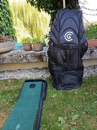 Sac de transport, tapis d'entraînement au putting