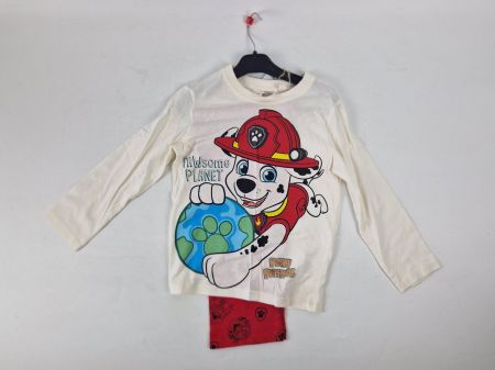 Paw Patrol Sweatshirt + Hose für 5 Jährige weiss