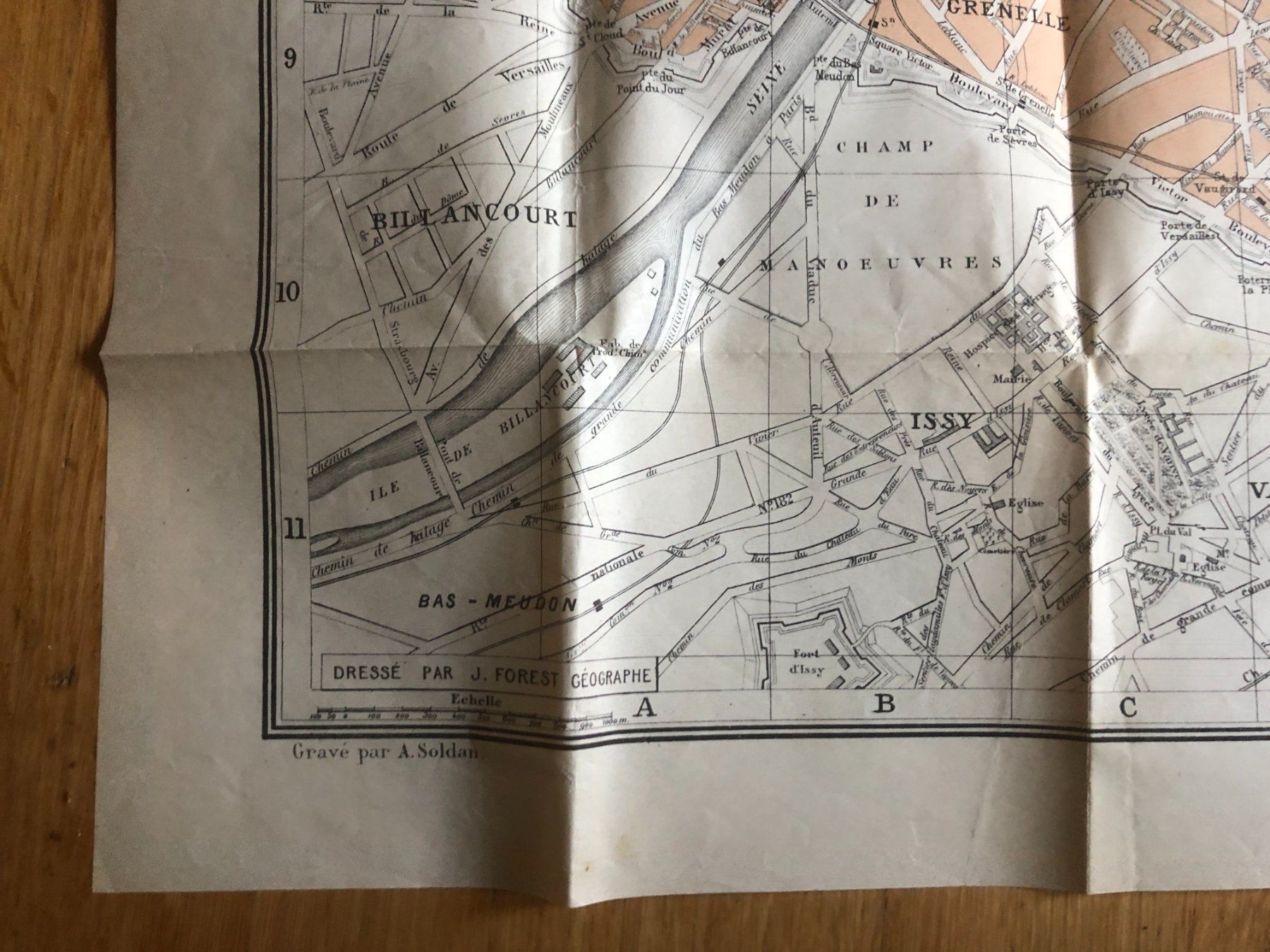 Cartine & Atlanti: Paris 1900 – Plan général. – Usato da Zürich venduto da allp 5