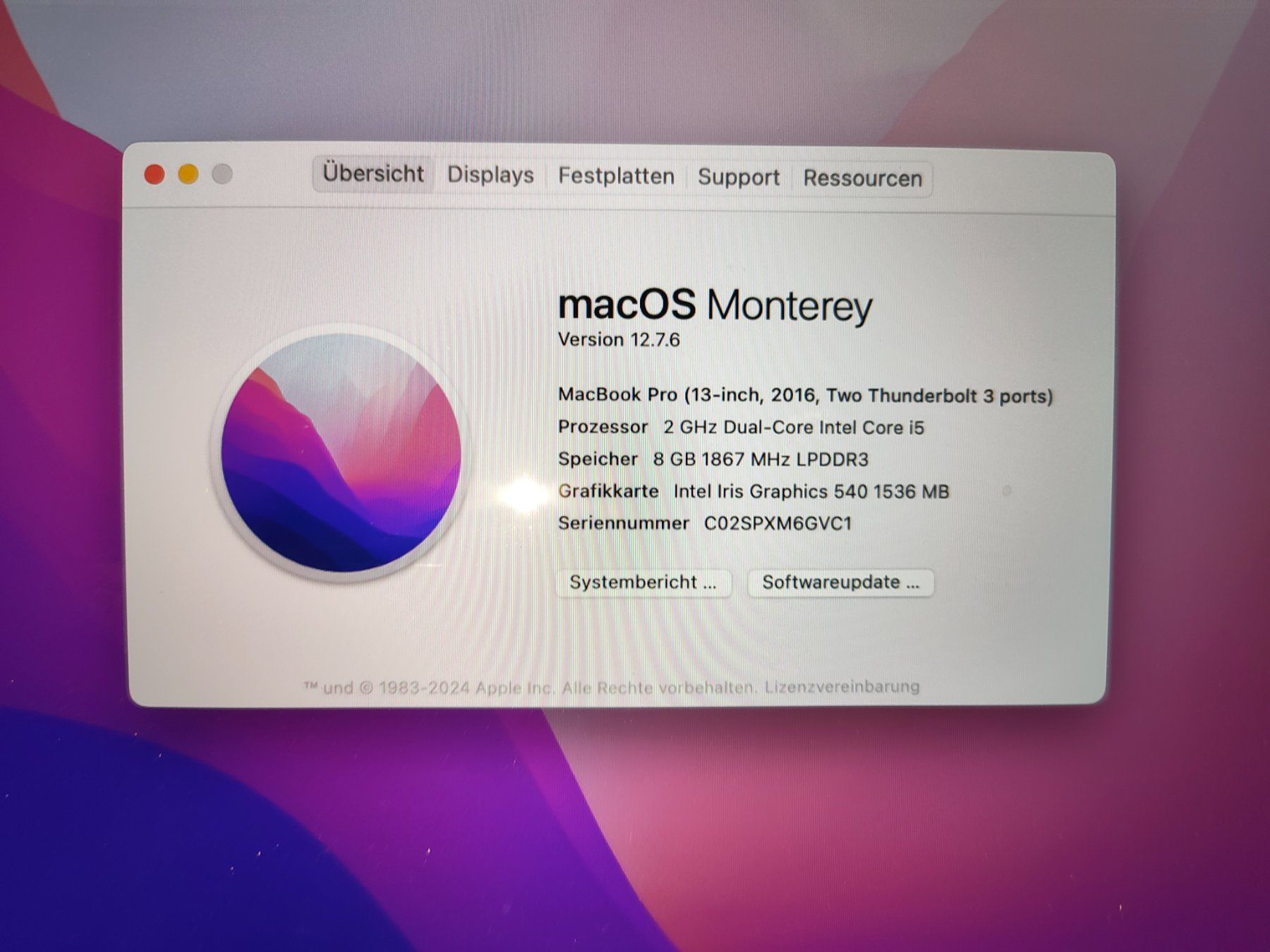 Apple Notebook: MacBook Pro 13" 2016 – Usato da Hüniken venduto da Satoshi.Nakamoto 5