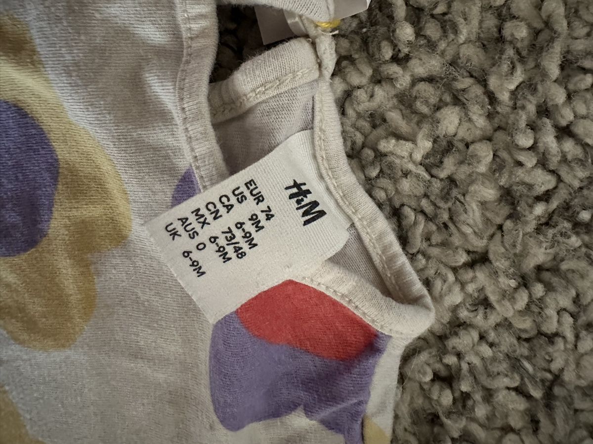 H&M Maglioni & Felpe: Süsses H&M Langarmshirt mit Blumenmuster Gr. 74 – Usato da Schaffhausen venduto da NellyE 1