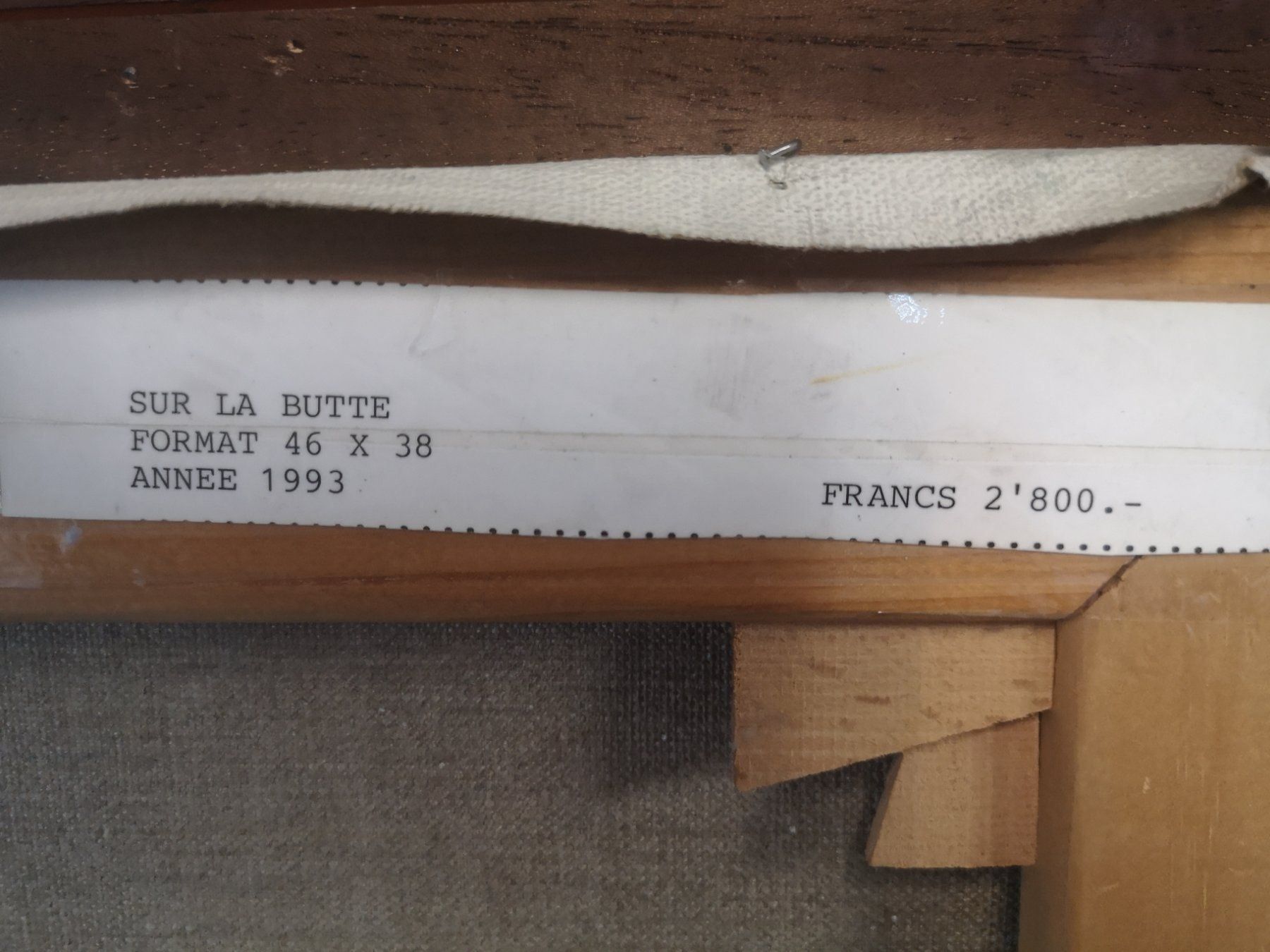 Dipinti: AIMÉ HUILE SUR TOILE SIGNÉE  DATÉE1993 – Usato da Genève venduto da Qanil77 6