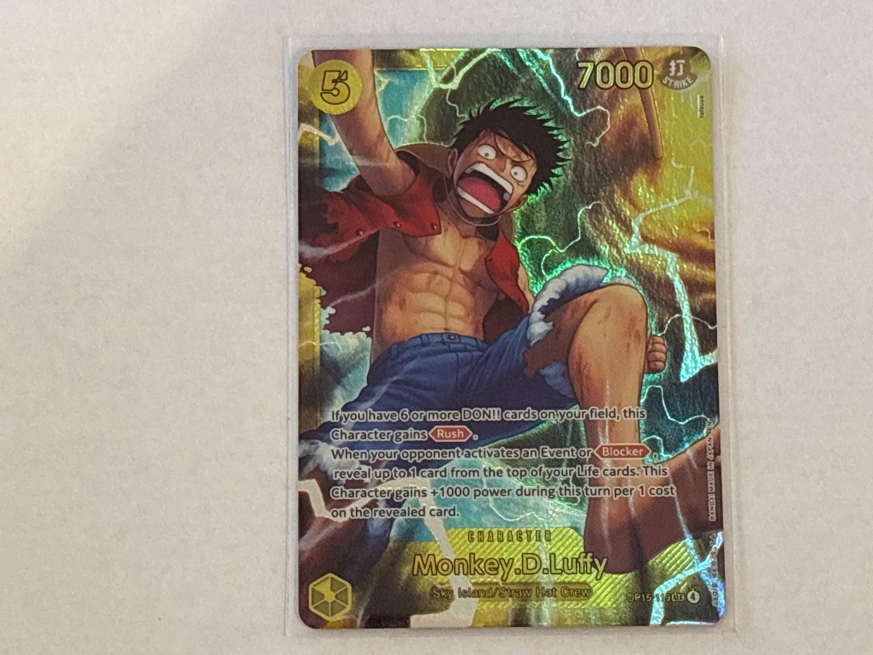 Bandai Carte collezionabili: One Piece TCG CARD OP15-119 ENG – Nuovo (secondo la descrizione) da Schaffhausen venduto da Brickorama0815