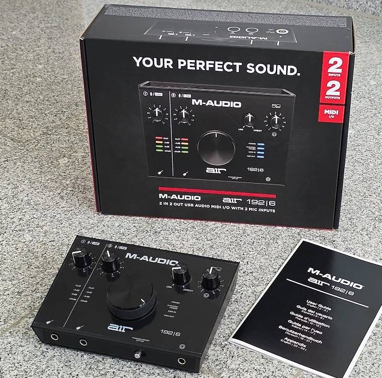 M-Audio Attrezzatura per studi di registrazione: M-Audio AIR 192 6 USB Audio MIDI Interface – Usato da Amlikon-Bissegg venduto da Pbulgheroni