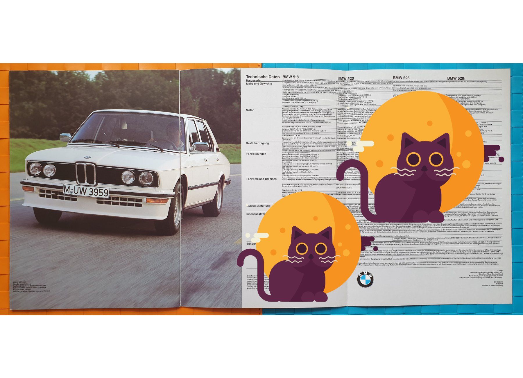 Riviste & Magazine: BMW 5er E12 1980 - Prospekt / Katalog – Usato da Viganello venduto da CARLiteratur 9
