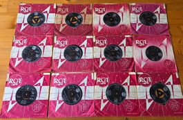 18 x ELVIS PRESLEY Original UK-Singles, seltene Sammlung!