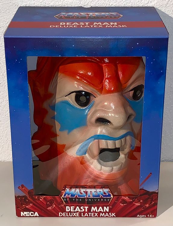 Beast Man Latex Maske NECA Masters of the Universe Motu (Neu und ...