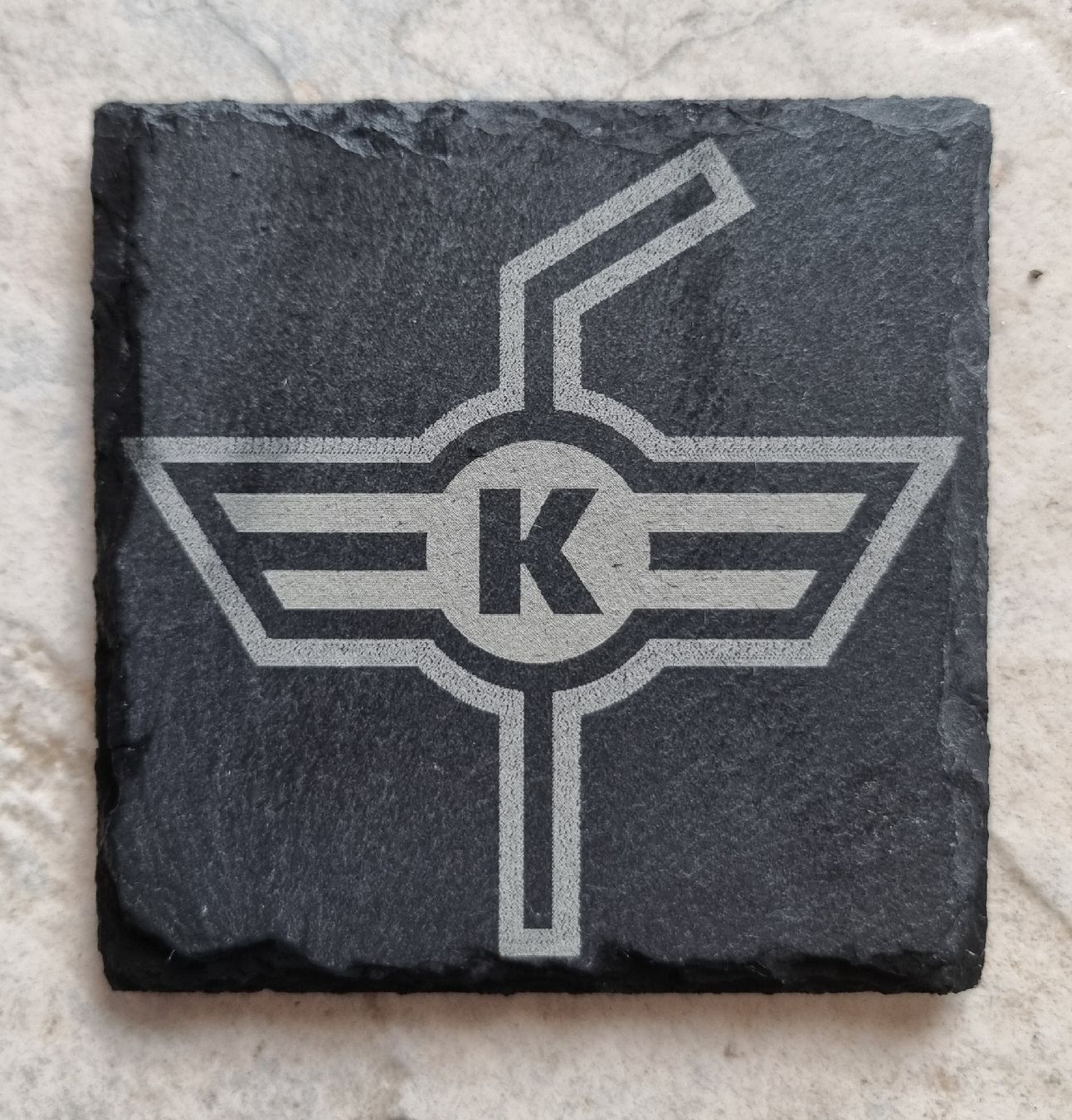 Untersetzer: Schweizer Eishockey Logo's auf Schiefer Untersetzer 4er Pack – Neu (gemäss Beschreibung) aus Rottenschwil von tob_h7ld 4