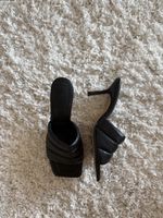 Padded Mules Black - Bottega Dupe
