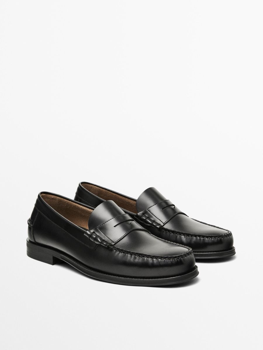 Massimo Dutti Chaussures hommes: massimo dutti loafers black , never worn , brand new – Neuf (Voir description) à Solothurn par jay-smith0 5