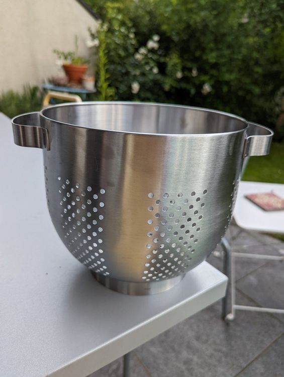 Cozihom Silikon Nudelsieb 2er Set - Hitzebeständiges Küchensieb Für Töpfe