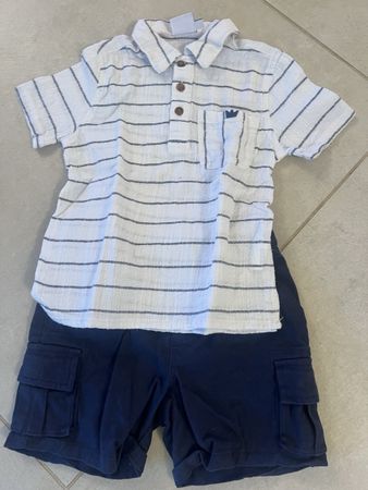 Sommer Setli: Shirt & Shorts, Top Zustand!