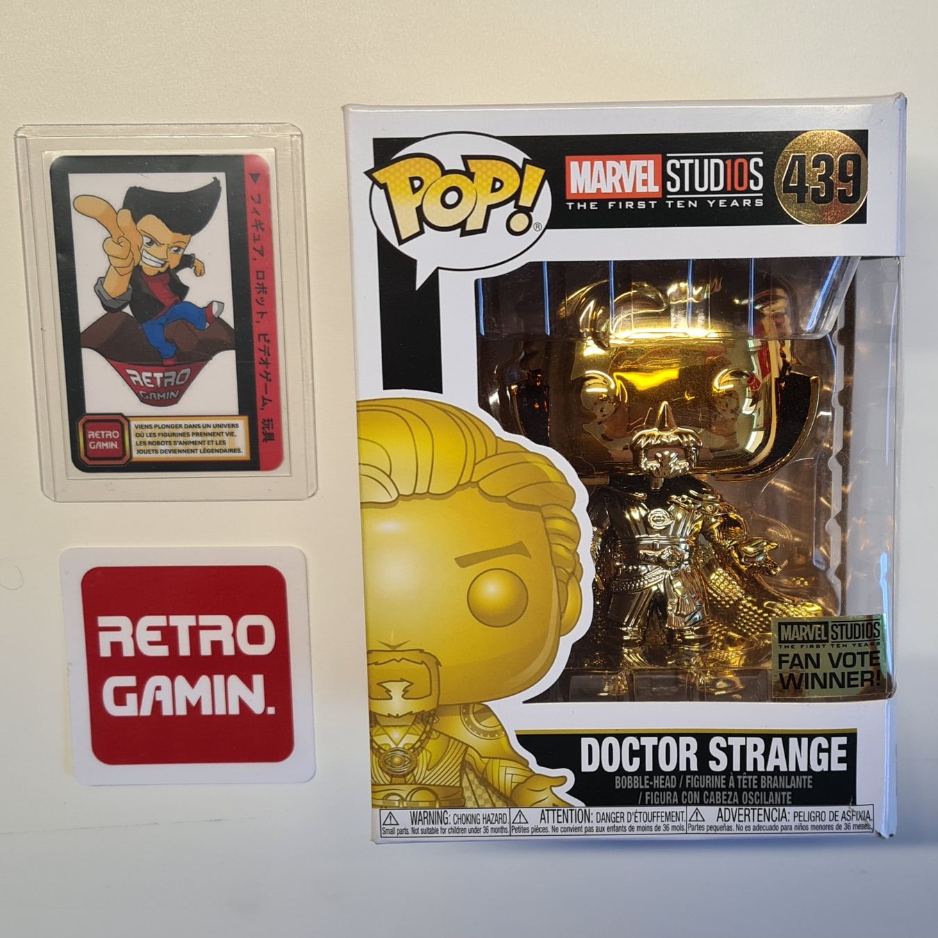 Statuette: Funko Pop - Doctor Strange Gold 439 - Marvel Studios – Nuovo e nell'imballaggio originale da Villarzel venduto da Retro_Gamin.
