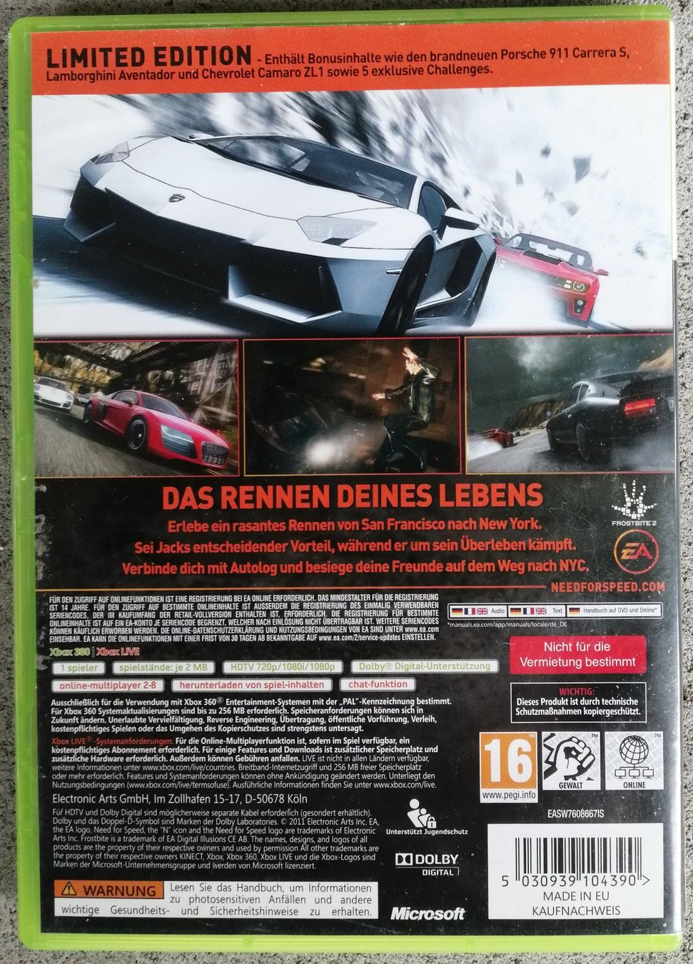 Microsoft Jeux: Need for Speed: The Run - Limited Edition, Xbox 360 – D'occasion à Schaffhausen par Domifran 1