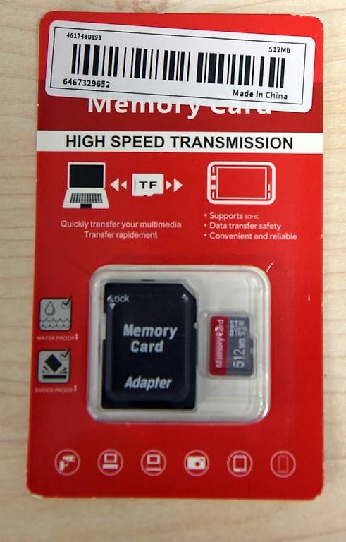 Unità & Adattatore: Memorie-Card Adapter 512 MB – Nuovo e nell'imballaggio originale da Oberurnen venduto da encoder