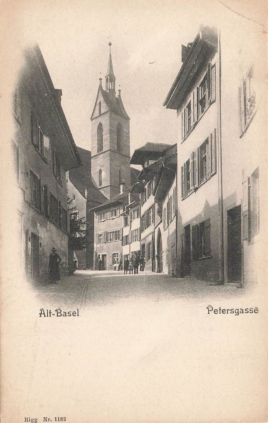 Cartes postales: Alf Basel petersgasse – D'occasion à Biasca par Blenio71