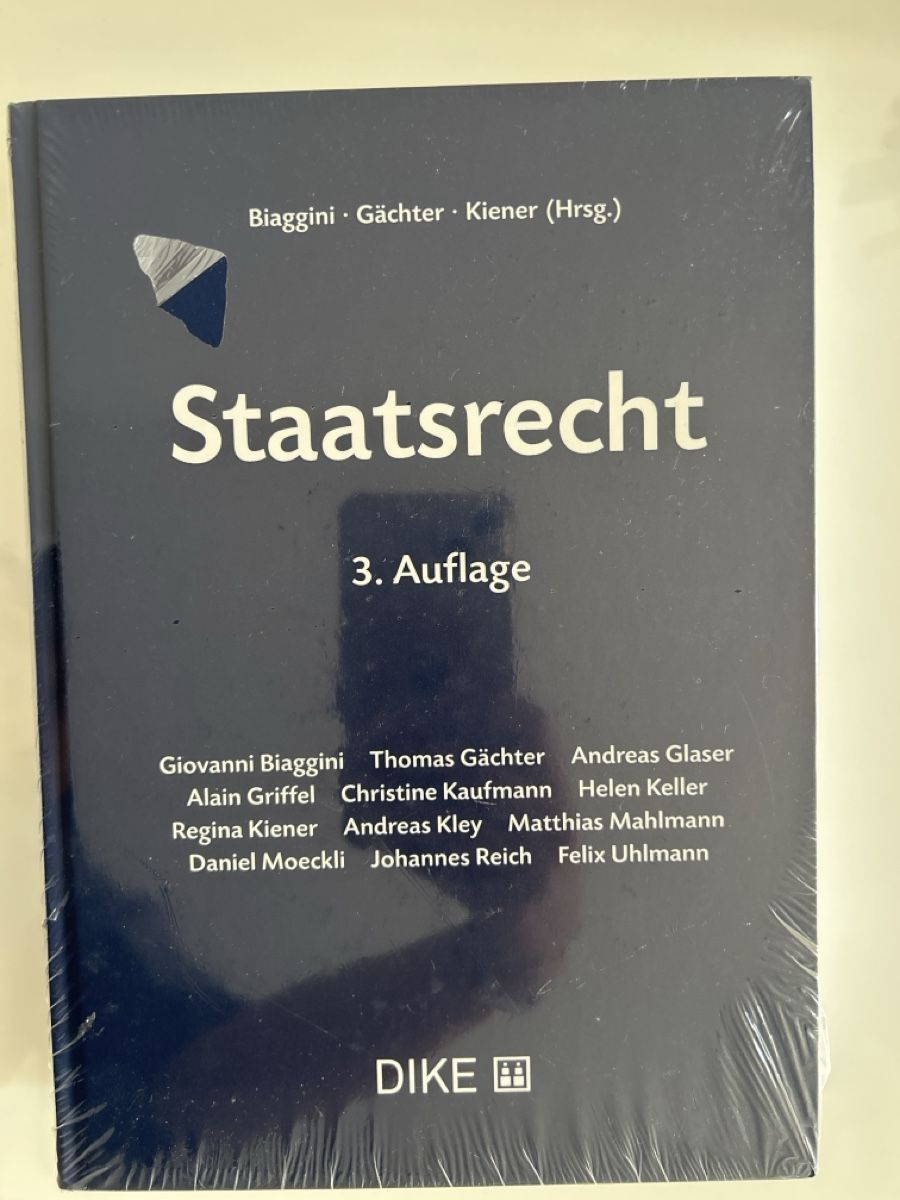Libri: Staatsrecht – Nuovo e nell'imballaggio originale da Winterthur venduto da pol_x722