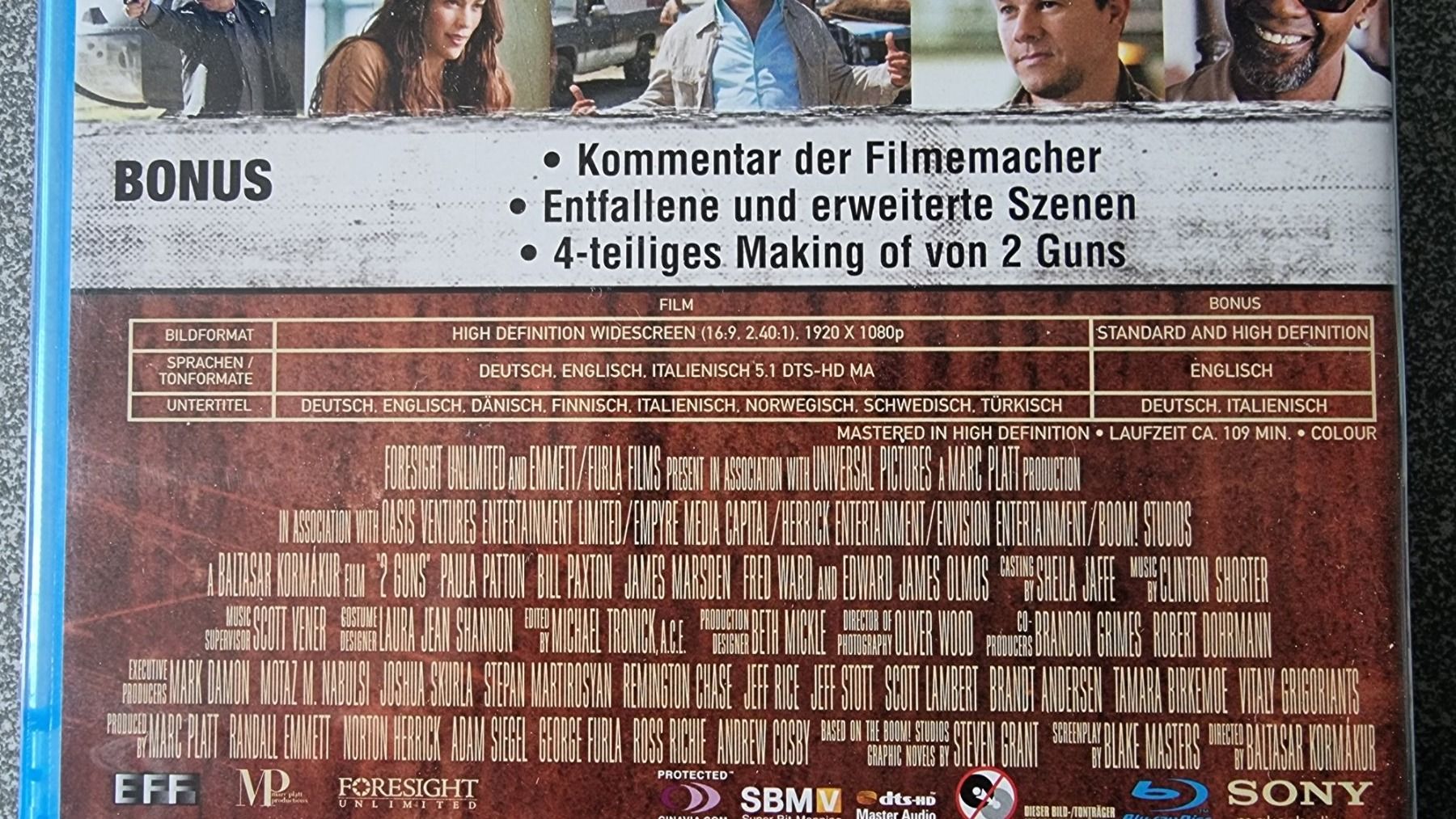 Tutti i DVDs: Blu Ray - 2 Guns / Denzel Washington, Mark Wahlberg – Usato da Oetwil am See venduto da fineli2 1