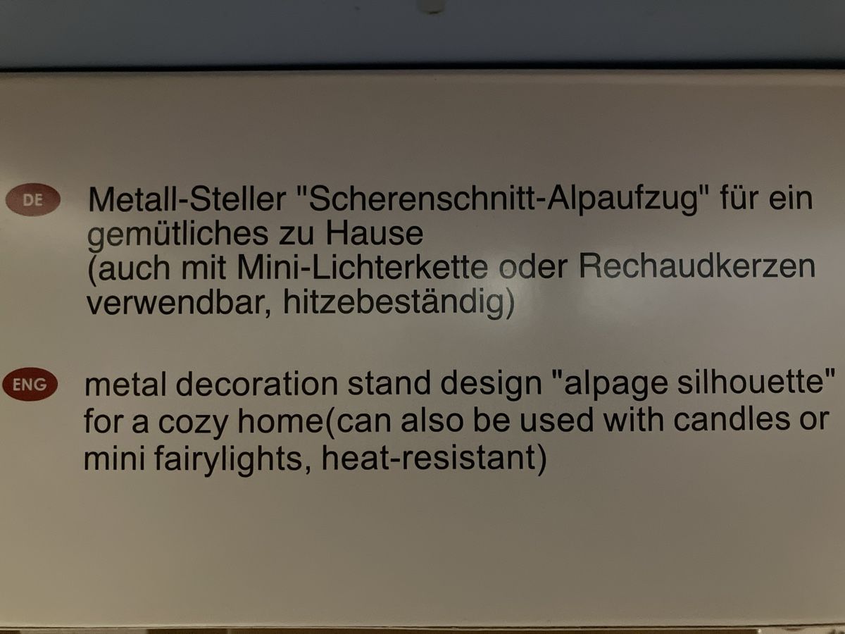 Tutte le decorazioni: Metallscherenschnitt Alpaufzug NEU – Nuovo e nell'imballaggio originale da Erlenbach im Simmental! venduto da Simmentaler-Perlen 3