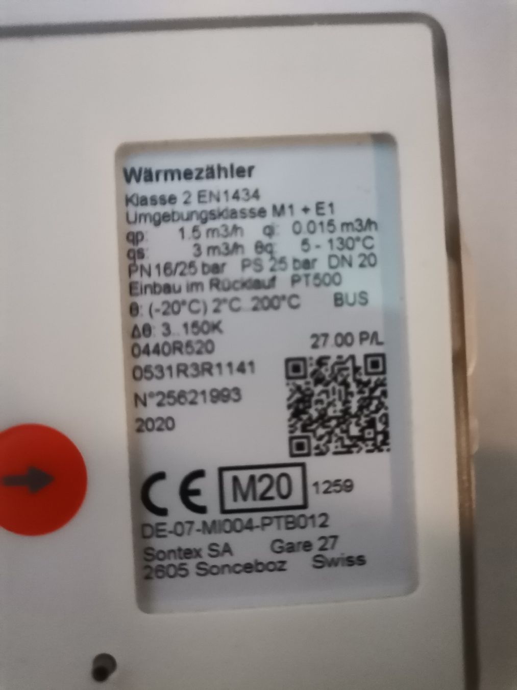 Misurare: Sontex Supercal 531 Waermenzaehler – Nuovo (secondo la descrizione) da St. Gallen venduto da Bir_Rer 4