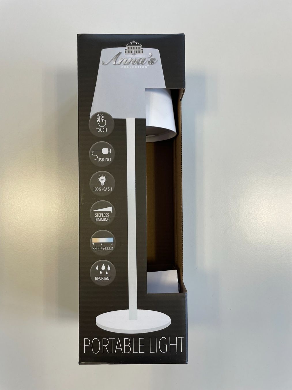 Lampade: Anna's Collection LED Tischlampe Akku Touch IP44 – Nuovo e nell'imballaggio originale da Zug venduto da Cry71