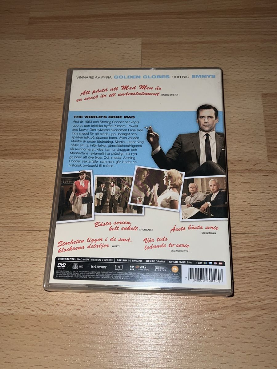 Alle DVDs: MAD MEN 3 DVD – Gebraucht aus Basel von Barbieee 1