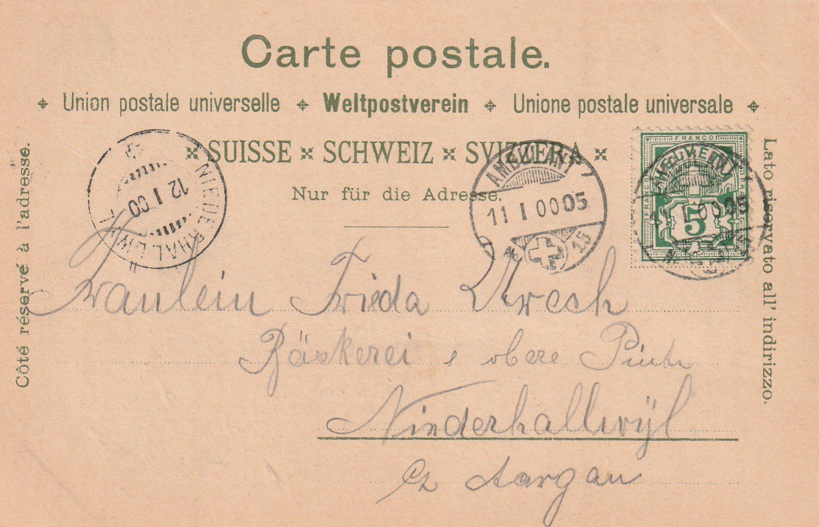 Cartoline postali: Meiringen Hotel Brünig – Usato da Rorschacherberg venduto da fratovi2 1