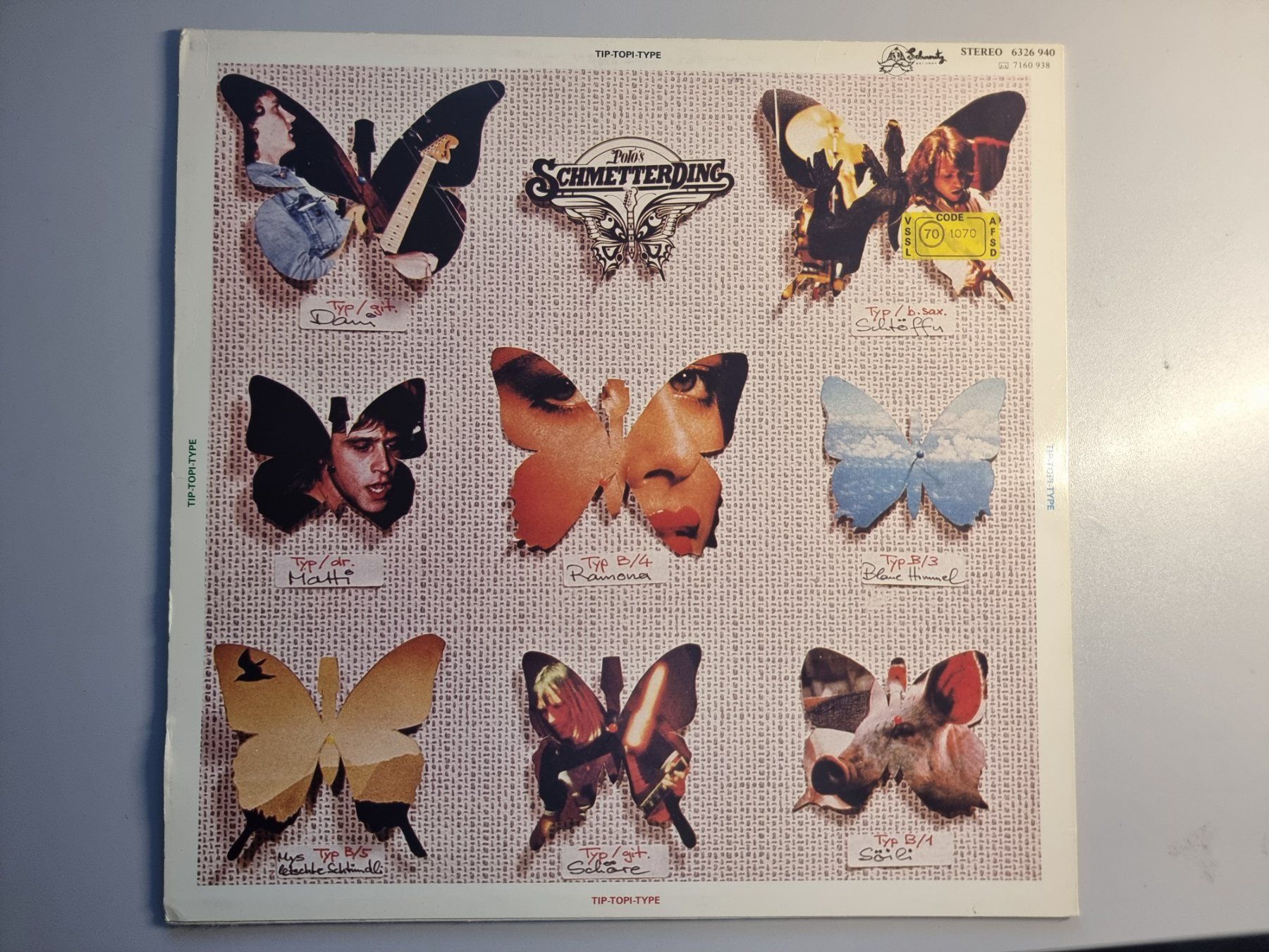 Dischi in vinile: LP Polo's Schmetterding – Tip-Topi-Type – Usato da Schaffhausen venduto da Kellerrassel 2