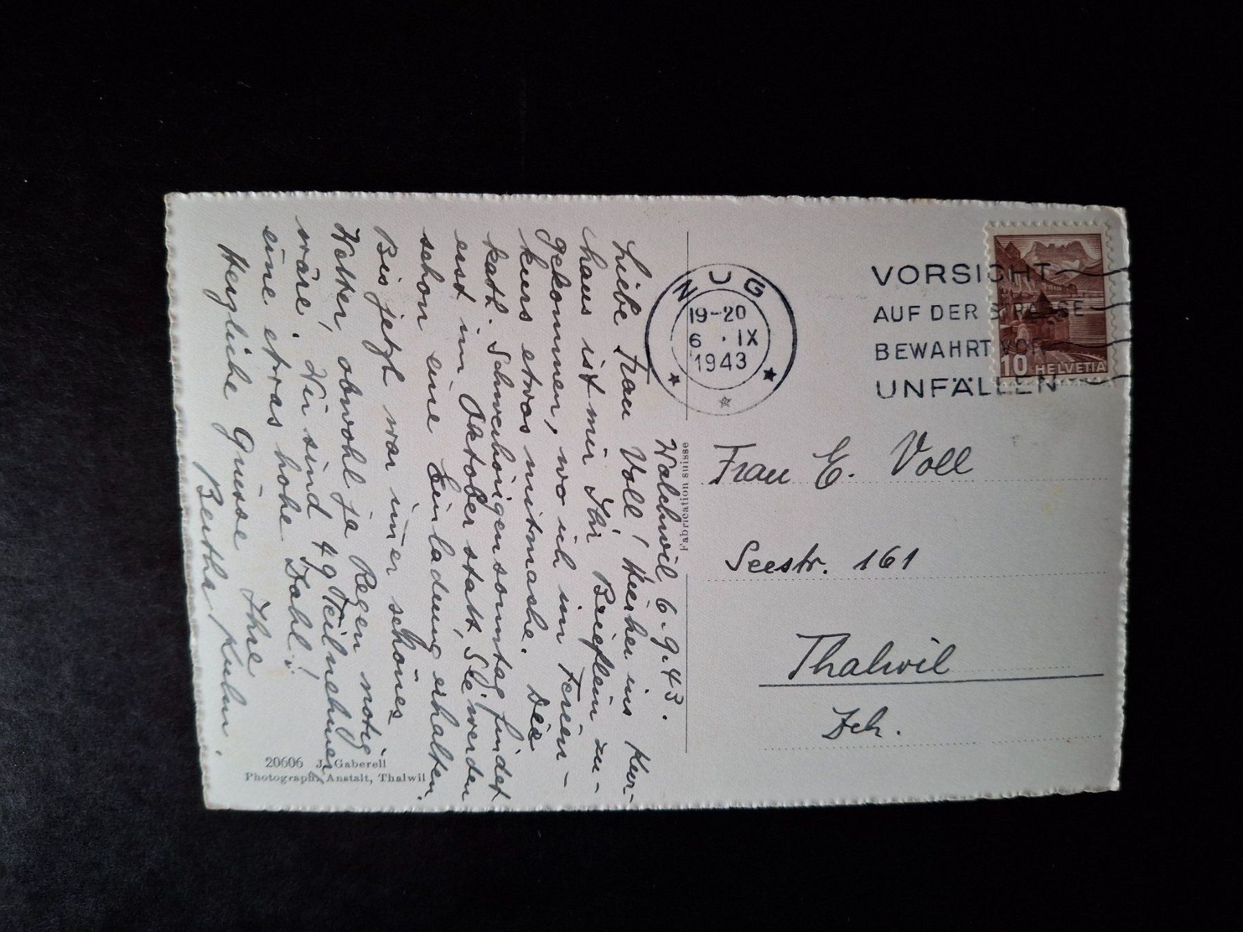 Cartoline postali: Zugersee – Usato da Kreuzlingen venduto da Gastra 1