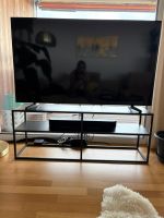 Minimalistisches TV-Möbel - Sideboard aus Metall, schwarz
