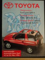 Prospekt Toyota Prog. 1994 RAV-4 Celica Turbo 4x4 Supra MR2