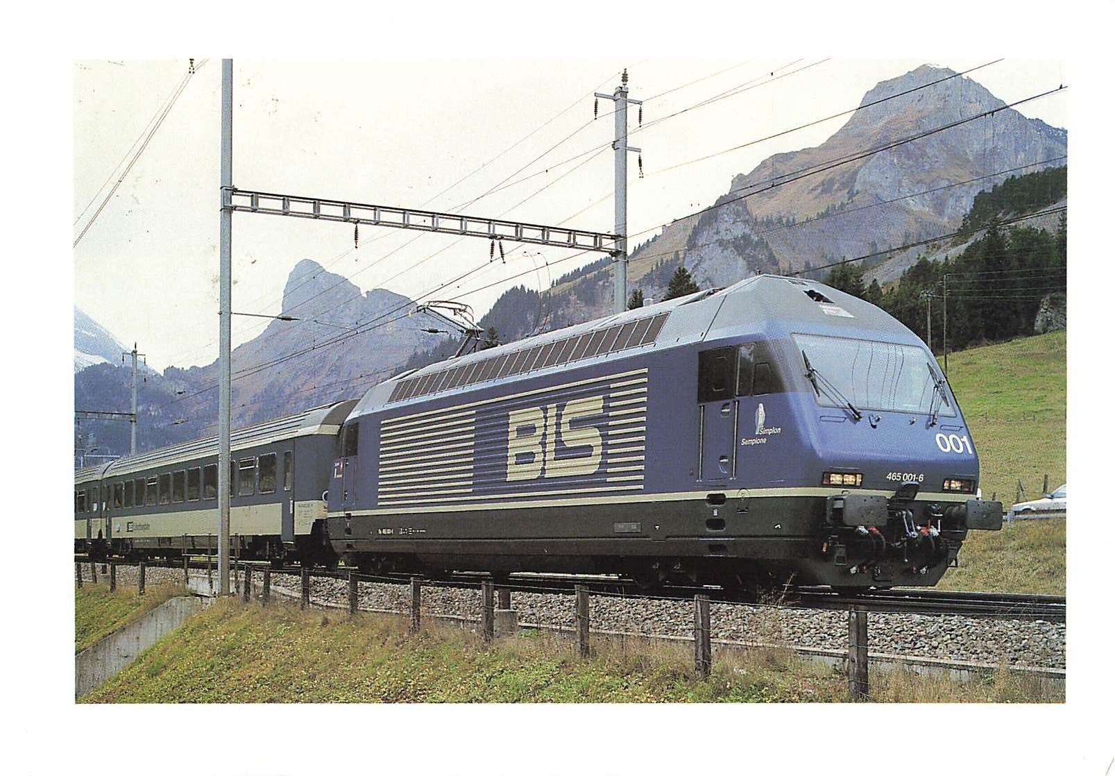 Cartoline postali: BLS Eisenbahn 20 X 14 – Usato da Biasca venduto da Blenio71