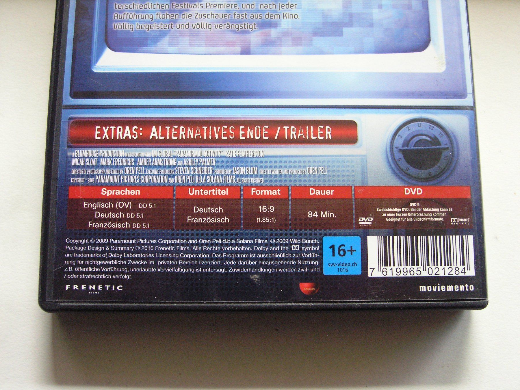 Tutti i DVDs: Paranormal Activity 1-5 Ultimate DVD Collection – Nuovo (secondo la descrizione) da Zuzwil SG venduto da vette13 2